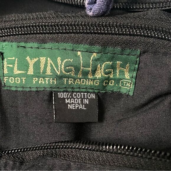 Flying High 100% Cotton Boho Hippie Summer School Bag - Picture 4 of 16